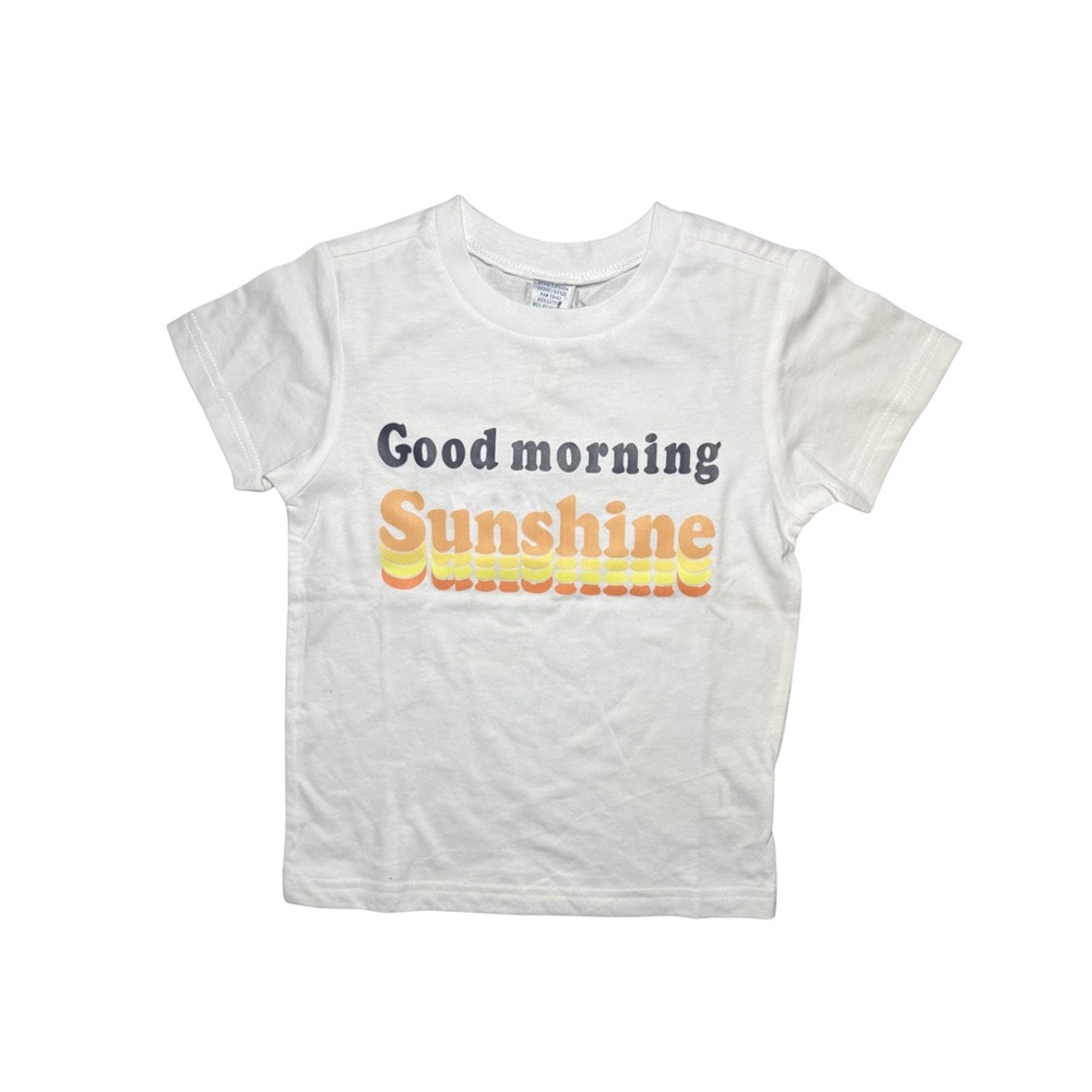 Rock Candy white Good Morning Sunshine tee boys size 3T NWOT